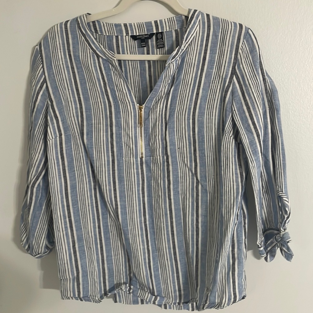 Ellen Tracy Women’s Linen Top
